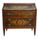 Commode secrétaire scriban style Louis XV à abattant, en bois précieux