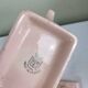 Théière art déco rose