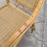 Rattan armchair 1950