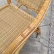 Rattan armchair 1950