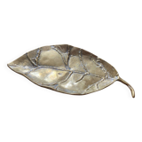 David Marshall bronze leaf vintage design empty pocket