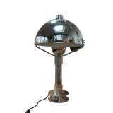 Chrome lamp signed by hand by its creator Marc Held