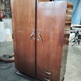 Asymmetrical art deco wardrobe