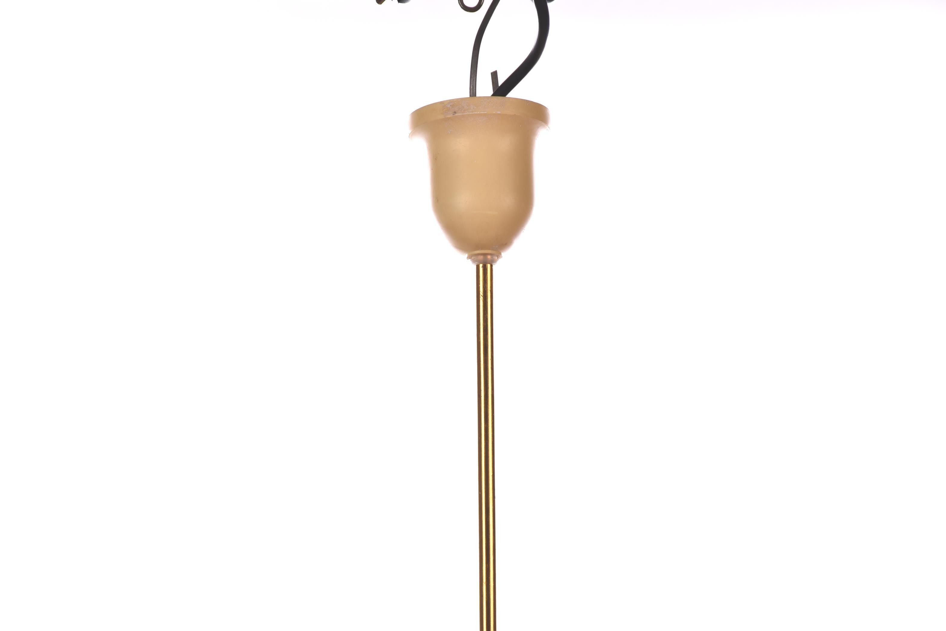 Lustre vintage 4 lumières brocante plafonnier