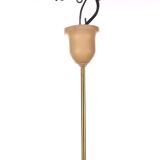 Lustre vintage 4 lumières brocante plafonnier