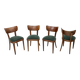 Set of 4 Thonet Chairs, 1950s, Czechoslovakia