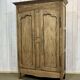19th century raw chestnut country wardrobe