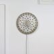 Mid-century Italian Perforated Metal Wall Lamp