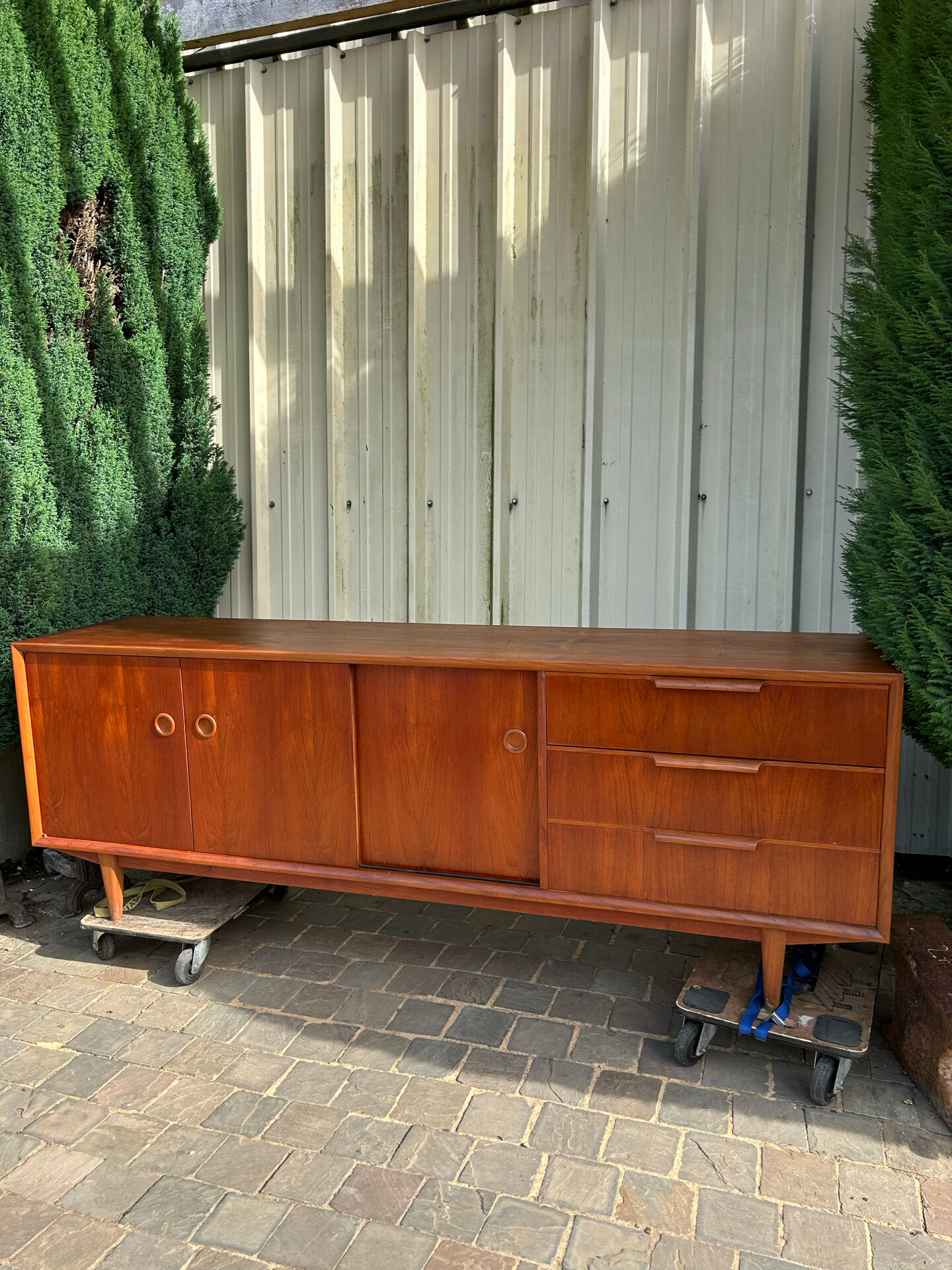 Large vintage Scandinavian sideboard from the 1970s.