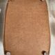 Velvet vintage ottoman
