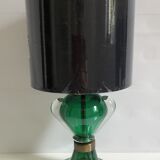 Blown glass table lamp with hot sconces 1950s