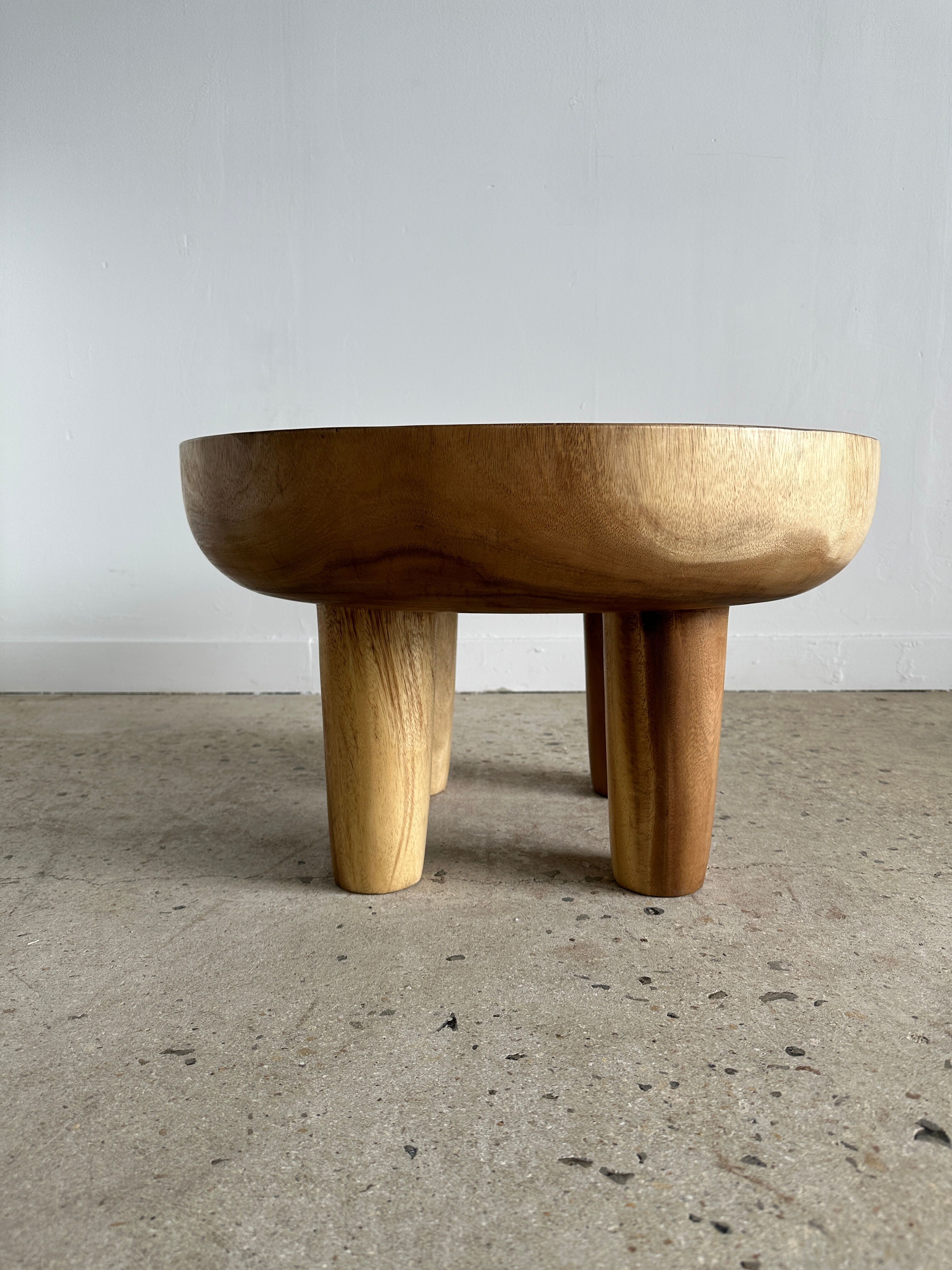 Coffee table, quadripod suar coffee table