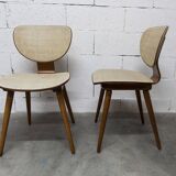 Pair of Baumann chairs No. 831 G1 "design Max Bill" 1960