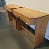 1930s oak consoles