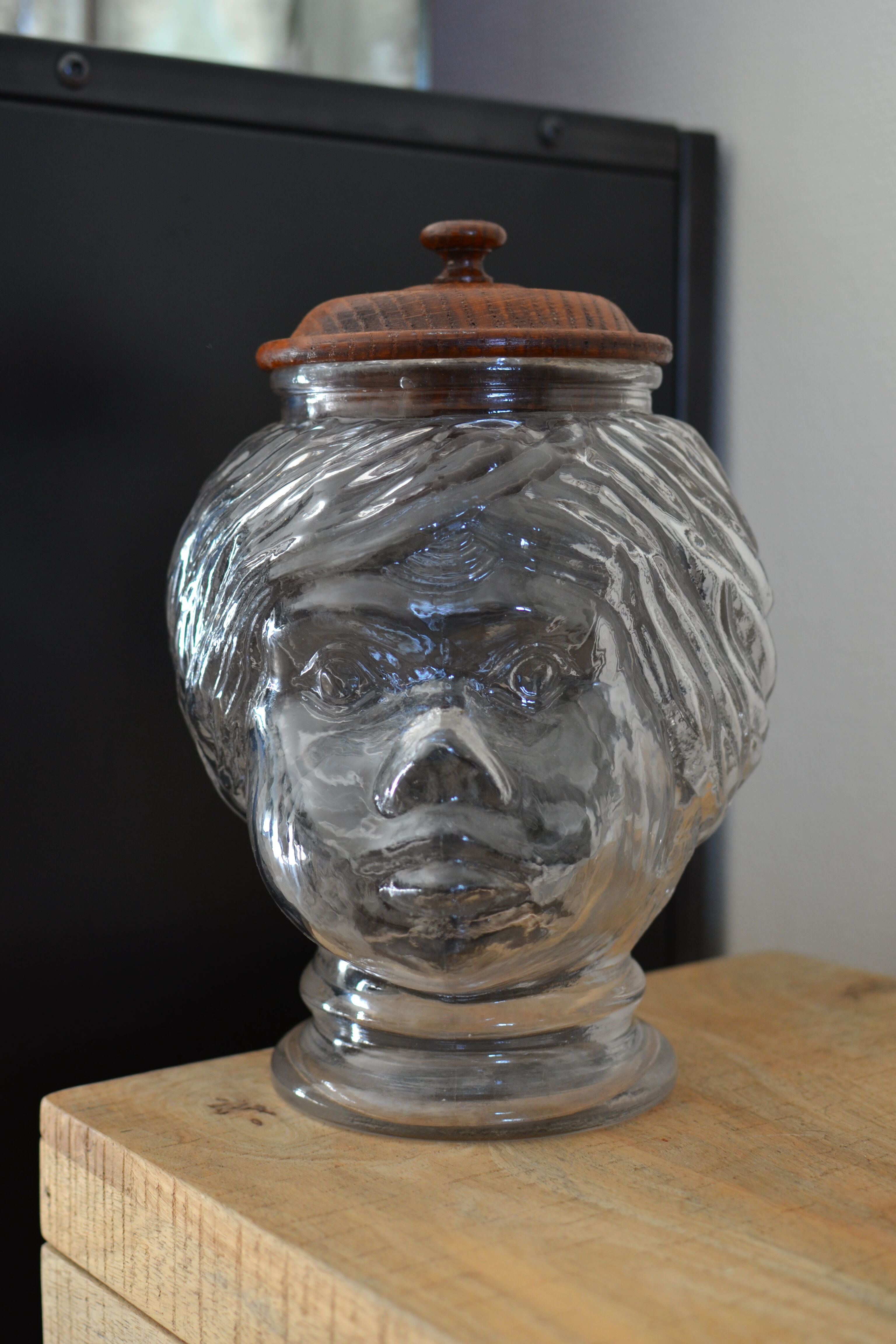 Moorish head candy pot