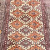 Oriental pakistan gray-purple rug 196cm x 126cm