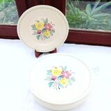 12 old flat plates