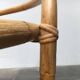 Vintage service dessert in Italian rattan and bamboo by Dal Vera.