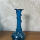 Blue spiral vase