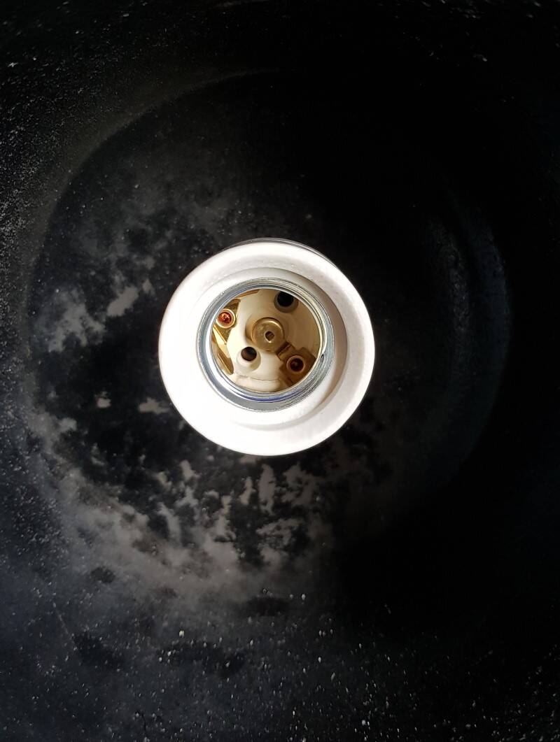 Lampe suspendue industrielle vintage