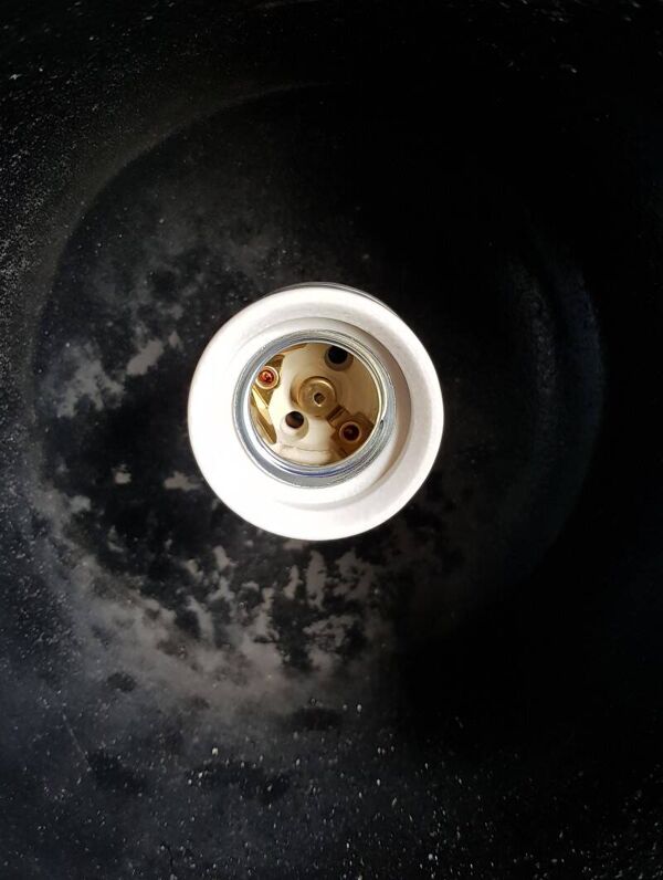 Lampe suspendue industrielle vintage