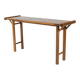 Mid-century console, walnut, Italy, 1970s