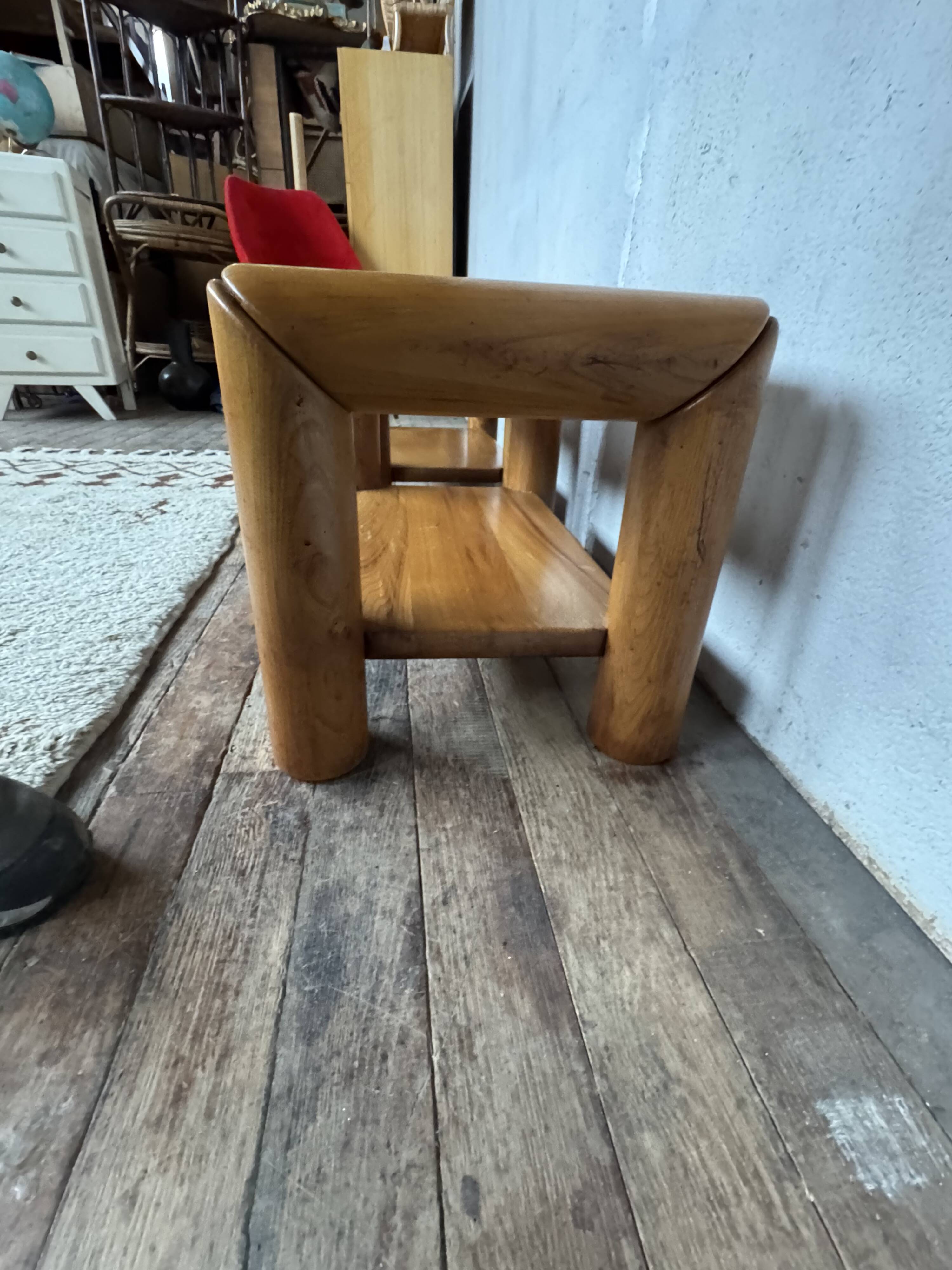 Bedside table, nightstand in Elm dlg Regain