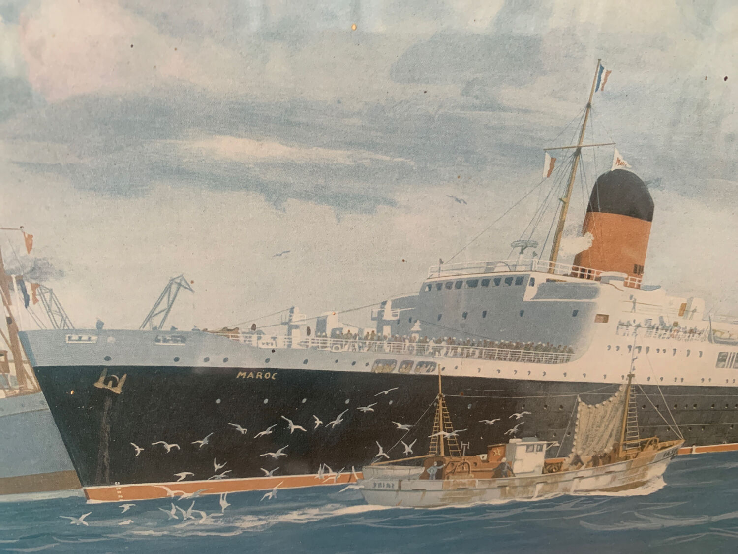 Framed liner advertising