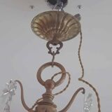 Large crystal chandelier from the 1st half of the 20th century.