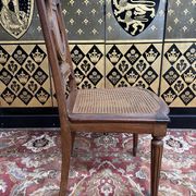 Set of 8 Louis XVI style chairs in canning