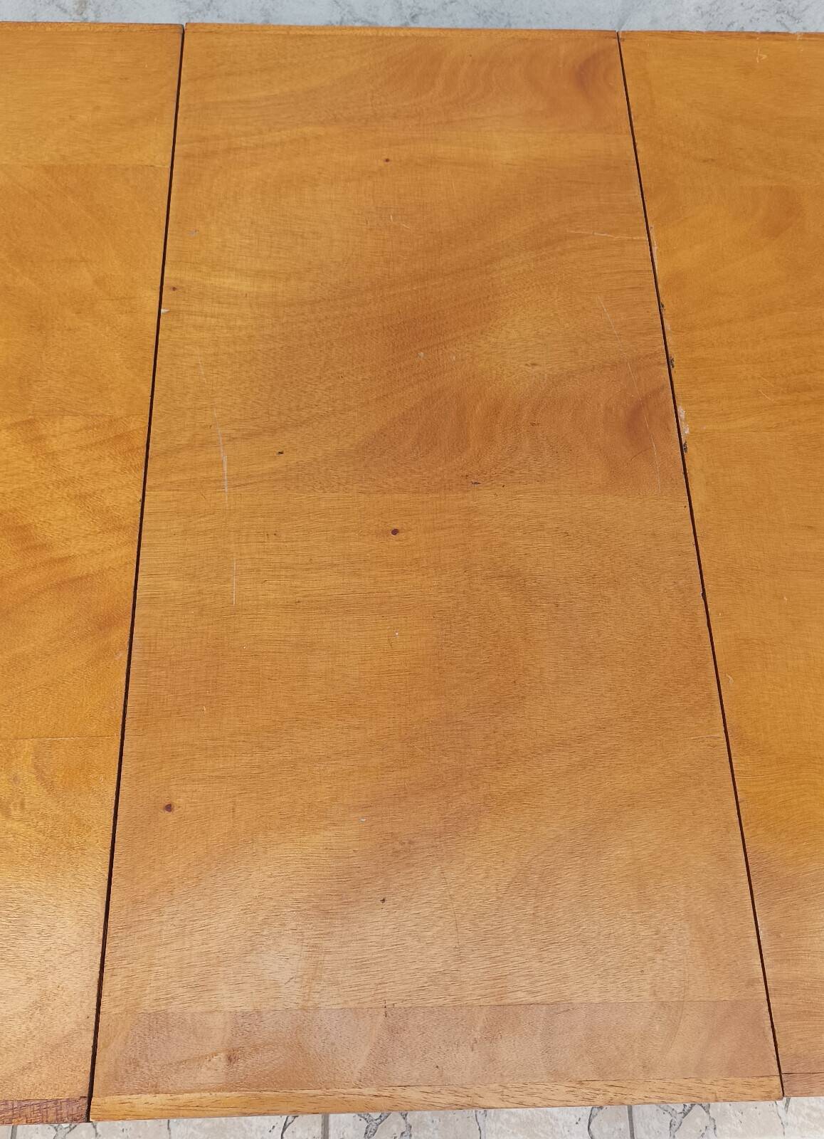 Folding table in beech from 1950
