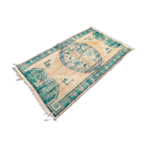 Turkish oushak rug 155x89 cm vintage carpet