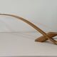 Syko desk lamp by bernard brousse in elm 1980s