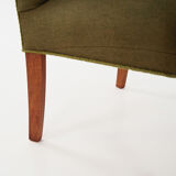 Armchair, teak construction, Scandinavian design of the 70s