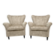 Attributed Gio Ponti Mid-Century Modern Italian Velvet Armchairs for ISA