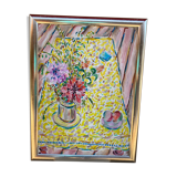 Nature morte sur carton