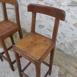 Antique bistro high chairs
