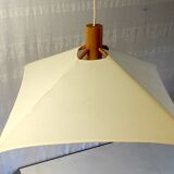 Scandinavian wood and canvas suspension – 60s/70s