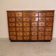 Vintage apothecary cabinet with 36 drawers 1930's