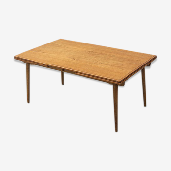 Hans Wegner AT312 oak and teak extendable dining table
