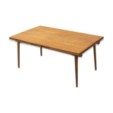 Hans Wegner AT312 oak and teak extendable dining table