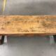 19th oak bench