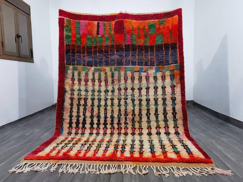 Tapis marocain orange