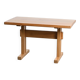 Solid elm mountain table Les Arcs