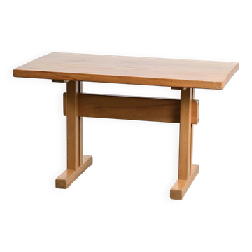 Solid elm mountain table Les Arcs