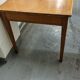 Old oak administration table or desk
