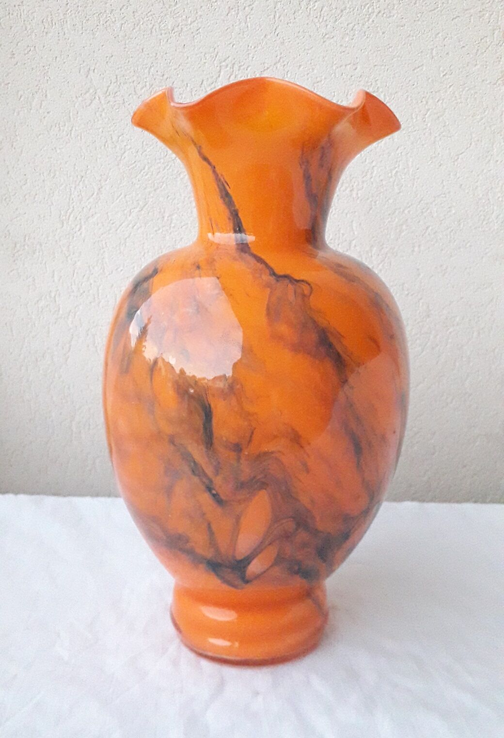Orange vase