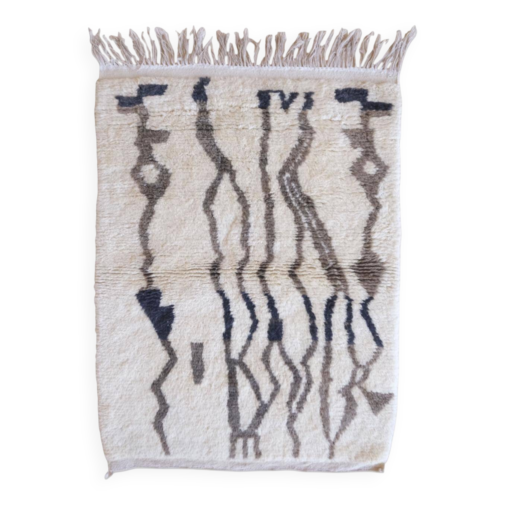 Small Beni Ouarain Rug - 147 x 106 cm