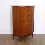 Large Danish teak chest of drawers from the 1960s.