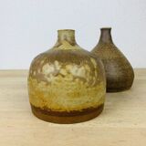 Pair of vintage stoneware vases